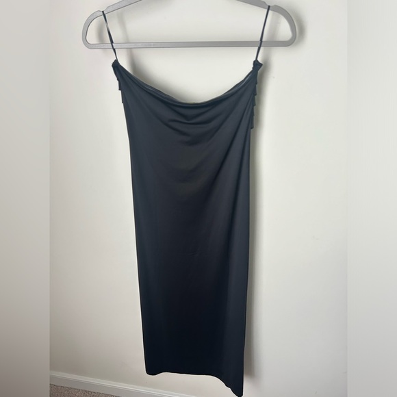 HoH1960 Black Strapless Stretchy Midi Dress - Picture 3 of 4